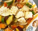 レンジ根菜春雨味噌トマト麻婆豆腐風サラダ作り方17写真