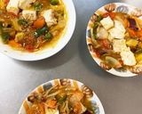 レンジ根菜春雨味噌トマト麻婆豆腐風サラダ作り方18写真