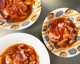 レンジさつま芋豚こまキムチ甘酢青椒肉絲風作り方4写真