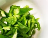レンジさつま芋豚こまキムチ甘酢青椒肉絲風作り方5写真