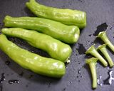 簡単！シシトウの甘味噌肉炒め作り方1写真