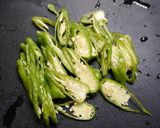 簡単！シシトウの甘味噌肉炒め作り方2写真