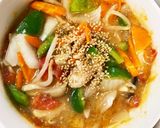 レンジ味噌トマトラーメン味タッカルビ風作り方22写真