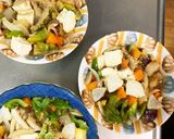 全てレンジ温野菜卵甘酢ネギ味チャンプル作り方20写真