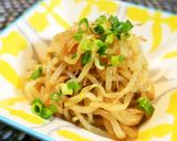 もやし、醤油とごま油だけ作り方5写真