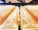 簡単！ハムエッグホットサンド作り方5写真