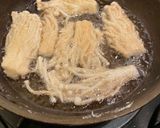 【ごま油香る】えのきのカリカリ揚げ*+作り方6写真