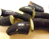蒸し茄子のプチトマトドレッシングがけ作り方1写真
