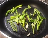 台湾料理空心菜炒め作り方3写真