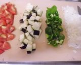 フライパンで夏野菜の時短キーマカレー作り方1写真