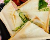 ♪甘辛ホットサンド♪作り方5写真