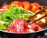 パクチーとトマトのスパイスすき焼き作り方2写真