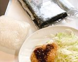 チキンカツ でおにぎらず作り方2写真