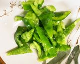 レンジピーマンしめじミニトマトのおかか和作り方1写真