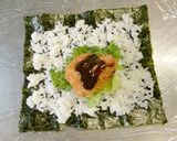 チキンカツ でおにぎらず作り方4写真