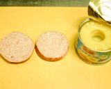 ドイツ産ソフトサラミでハワイアンバーガー作り方3写真