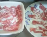 蠔油牛肉（牛バラのオイスターソース炒め）作り方2写真
