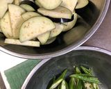 なすとオクラの味噌炒め作り方2写真