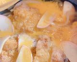 簡単!チキンカツの玉子とじ作り方8写真