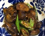なすとオクラの味噌炒め作り方5写真