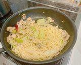 マッシュルームいっぱいジェノベーゼパスタ作り方4写真