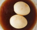 お弁当★カレーガーリック味玉★煮卵★副菜作り方3写真