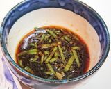 胡麻が香る酢醤油だれ作り方1写真
