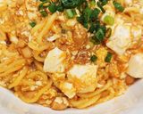 納豆in麻婆豆腐麺 ひとりランチ作り方4写真