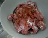 蠔油牛肉（牛バラのオイスターソース炒め）作り方6写真