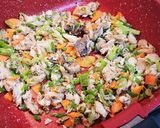 サバのカレー風味彩りチャーハン作り方2写真