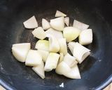 簡単ヘルシー☆カレー味噌味のひじきジャガ作り方6写真