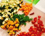 ☆夏野菜たっぷり!キーマカレー温玉のせ☆作り方3写真