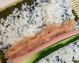 海苔巻きシリーズ！ぎょにたらかっぱ巻き！作り方1写真