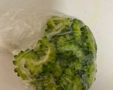 ゴーヤの塩昆布ポン酢和え作り方1写真