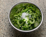 簡単！ゴーヤと塩昆布のごはん作り方1写真