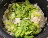 簡単！ゴーヤと塩昆布のごはん作り方4写真