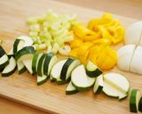 牛肉と夏野菜のトマト煮(電気圧力鍋)作り方3写真