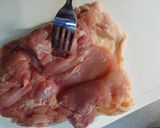 漬込み不要！鶏もも肉の甘辛ガーリック焼き作り方2写真
