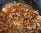 焼肉のタレと鳥ミンチの炊飯器で簡単おこわ作り方6写真