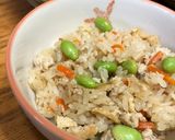 焼肉のタレと鳥ミンチの炊飯器で簡単おこわ作り方7写真