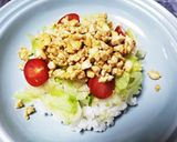 【減塩】豆腐そぼろのタコライス風【簡単】作り方4写真