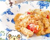 あめ色玉ねぎスープで作るリゾット作り方12写真