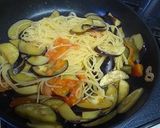 なすとトマトのお手軽パスタ作り方7写真