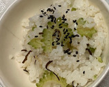 簡単！ゴーヤと塩昆布のごはん作り方5写真