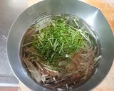 オクラと焼きナスサラダ蕎麦作り方8写真