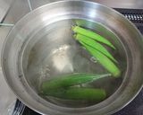 オクラと焼きナスサラダ蕎麦作り方6写真