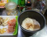 松茸無いけど松茸風炊き込みご飯作り方1写真