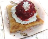 トースターで苺ジャムホイップクリームパイ作り方3写真