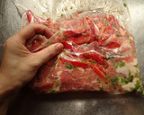 冷凍下味★豚肉のネギ塩だれ漬け作り方3写真