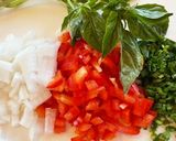 ガパオ風三色そぼろのスタミナ丼作り方3写真
